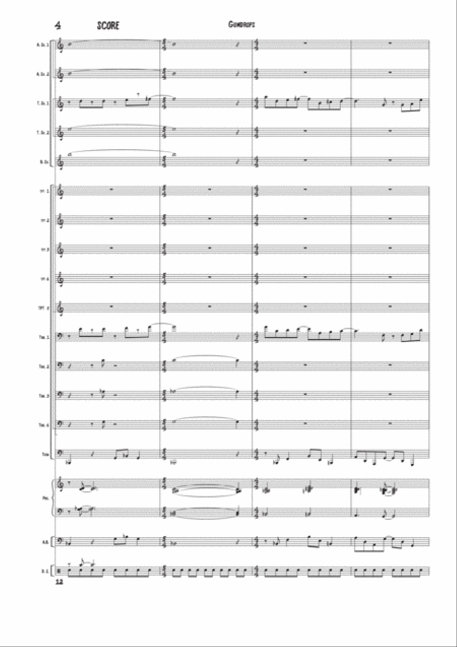Gumdrops Jazz Ensemble scores gallery preview page 4