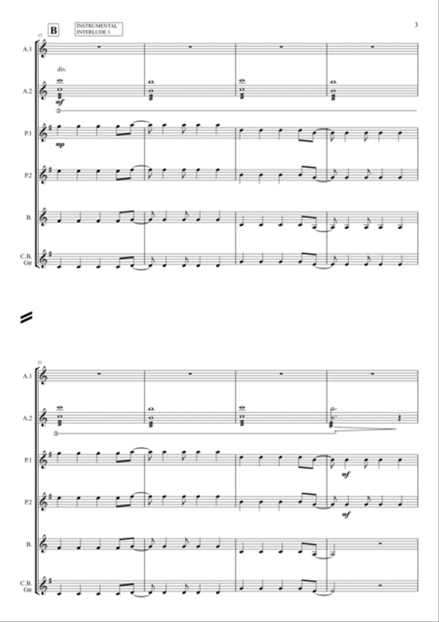 Viva La Vida Viva La Vida Electric Guitar scores gallery preview page 3