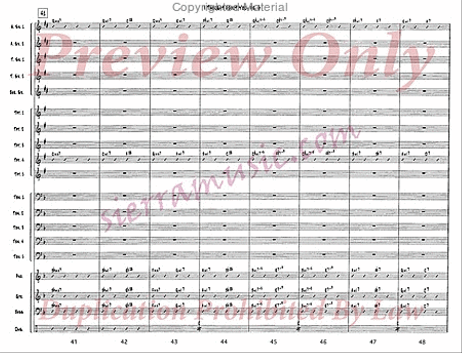 I Thought About You Jazz Ensemble scores gallery preview page 7