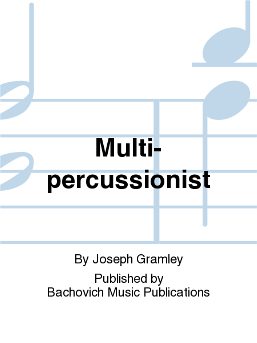 Multi-percussionist Percussion scores gallery preview page 1