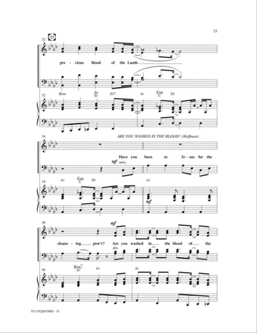 The Lamb 4-Part scores gallery preview page 22