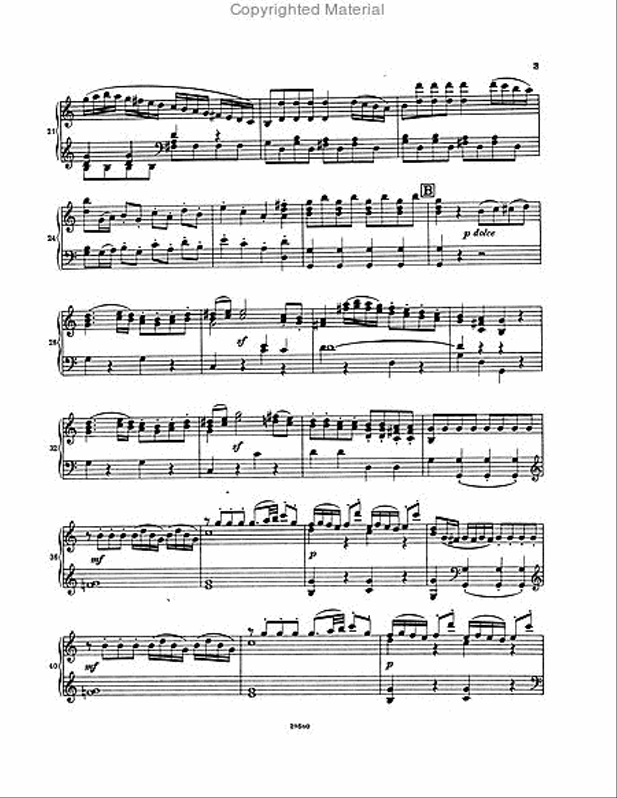 Oboe Concerto in C major Hob VIIg:C1 Piano scores gallery preview page 3