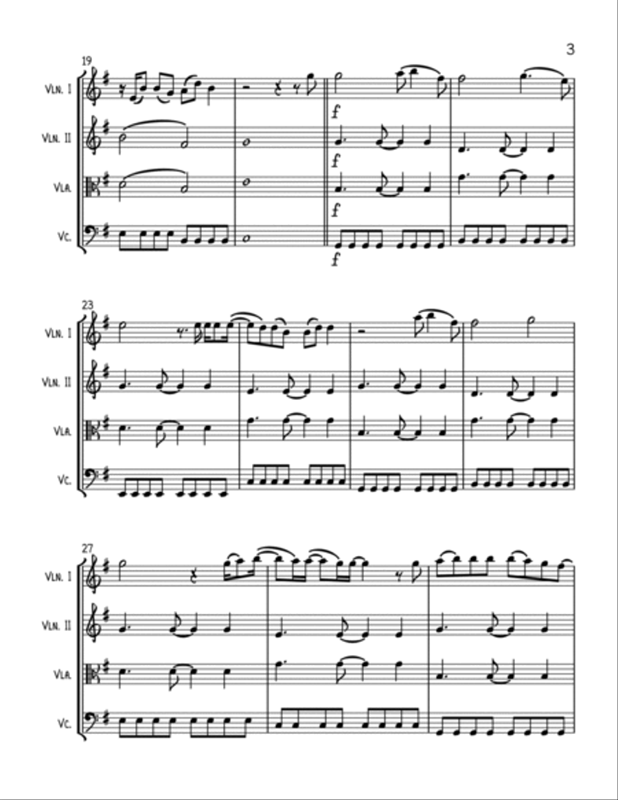 Better Half Of Me String Quartet scores gallery preview page 3