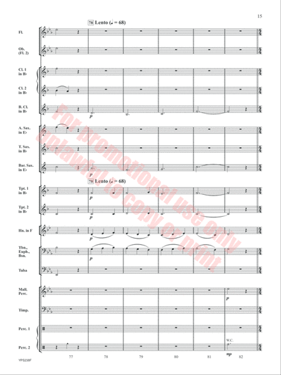 Rugby Heritage Concert Band scores gallery preview page 15