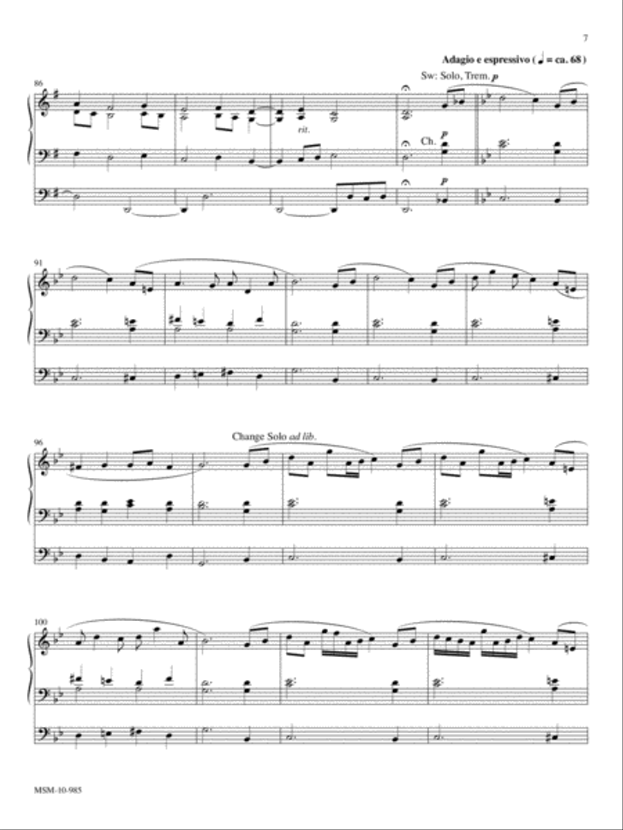 Fantasy for a Festive Occasion Organ scores gallery preview page 4