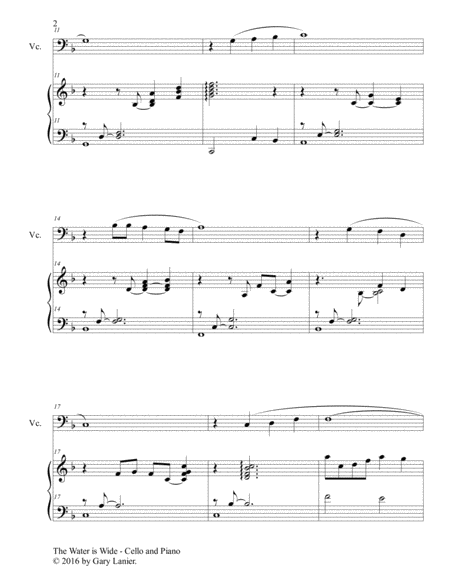 Gary Lanier: 3 Inspiring Hymn Tunes (Duets for Cello & Piano) image number null