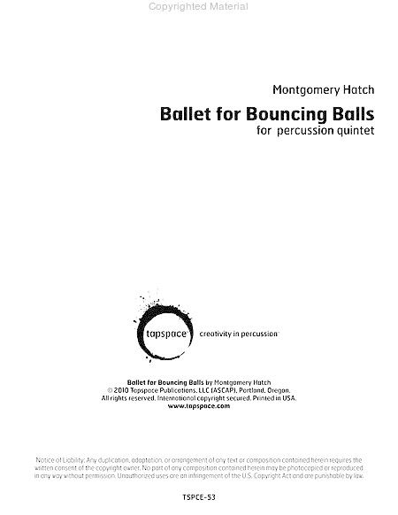 Ballet for Bouncing Balls image number null