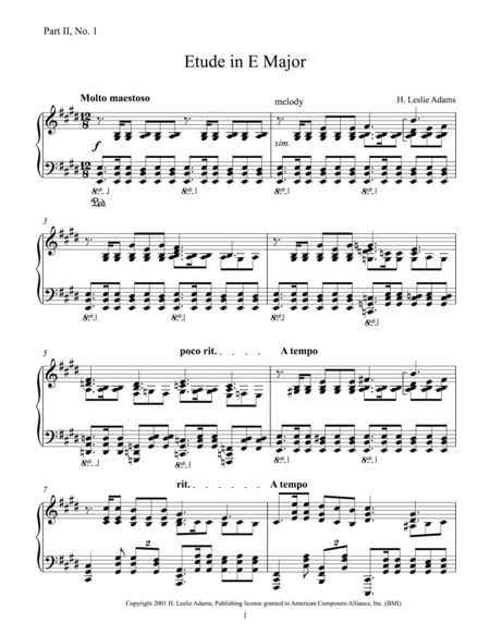 [Adams] 26 Etudes for Solo Piano, Vol. 2