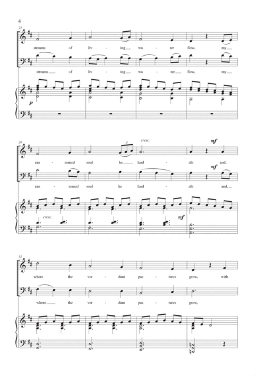 The King of Love and Grace Choir scores gallery preview page 4