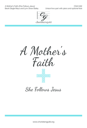 Book cover for A Mother's Faith (She Follows Jesus)