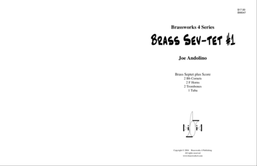 Brass Sev-tet #1 Chamber Music scores gallery preview page 1
