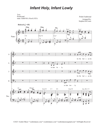 Infant Holy, Infant Lowly (SATB)