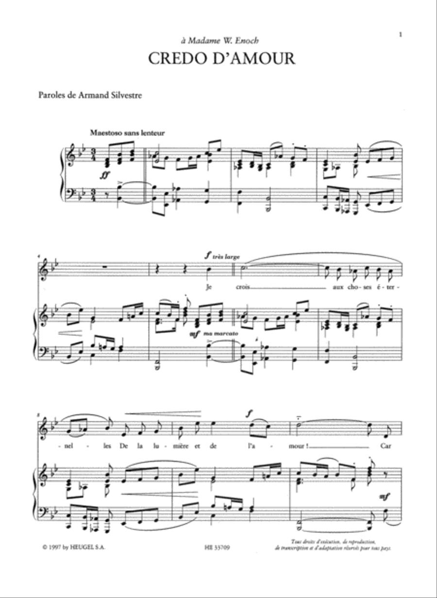 Melodies Volume 2/lp76/chant Et Piano Voice Solo scores gallery preview page 2