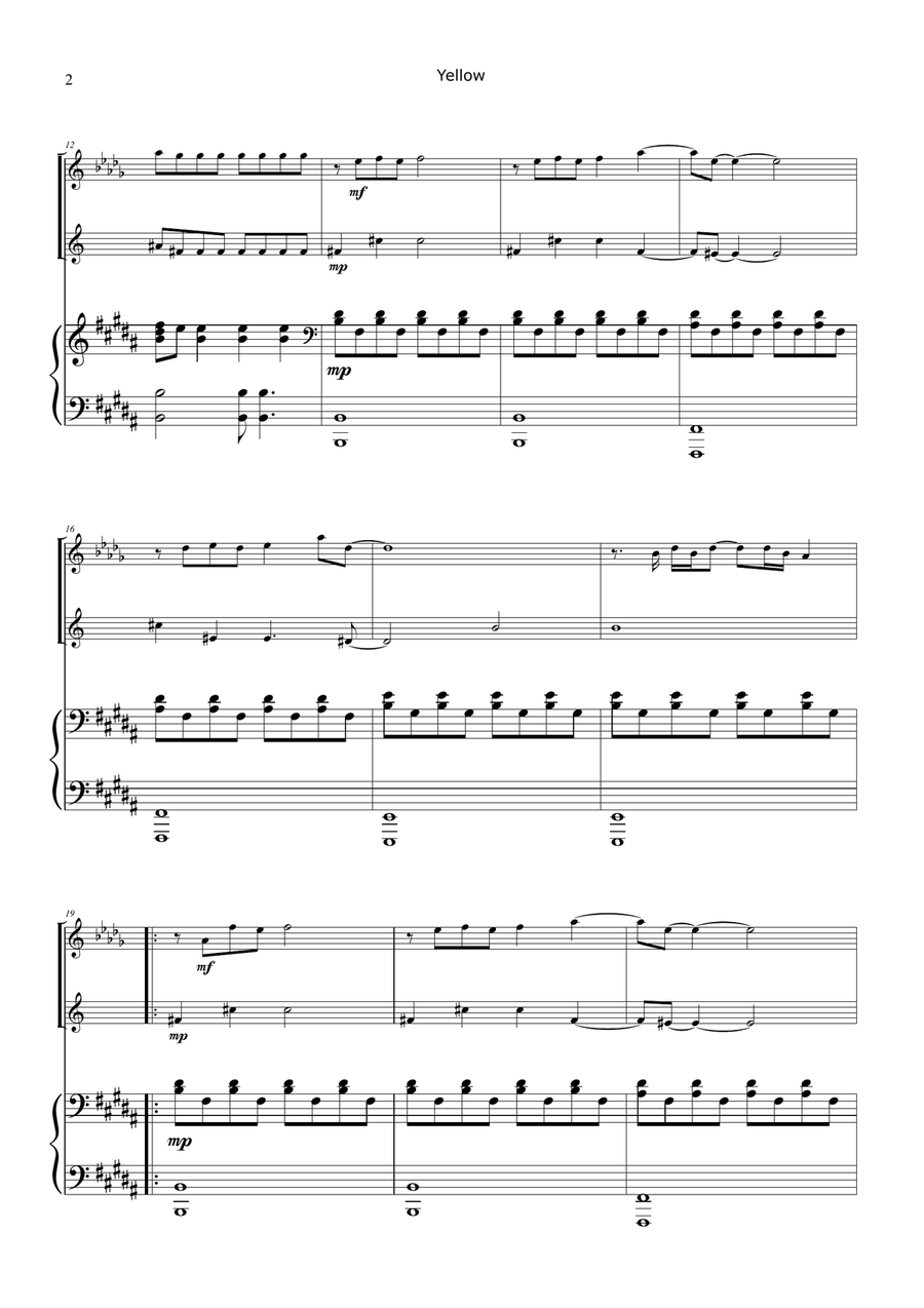 Yellow Brass Duet scores gallery preview page 2