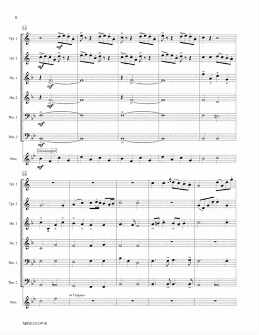 Ding Dong! Merrily on High (Ding Dong Merrily) Chamber Music scores gallery preview page 6