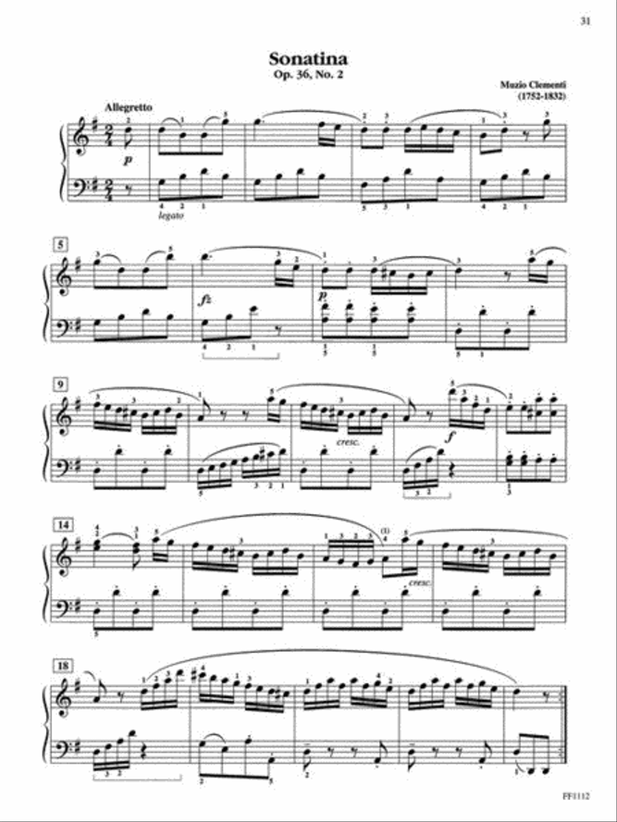 Piano Sonatinas – Book Three Piano Method scores gallery preview page 5