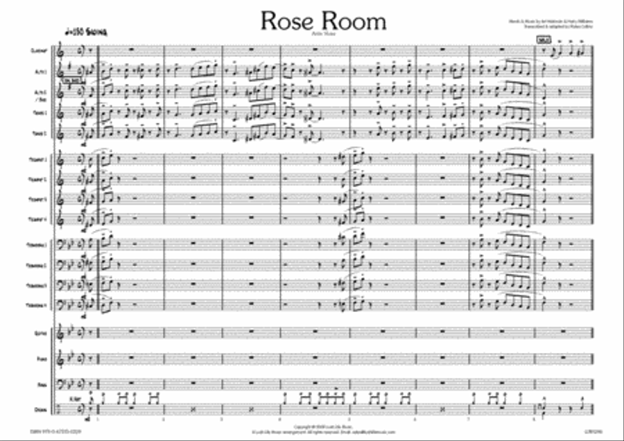 Rose Room Big Band scores gallery preview page 2