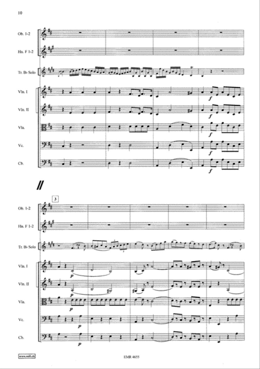Concerto in D Major Concerto in D Major Orchestra scores gallery preview page 10