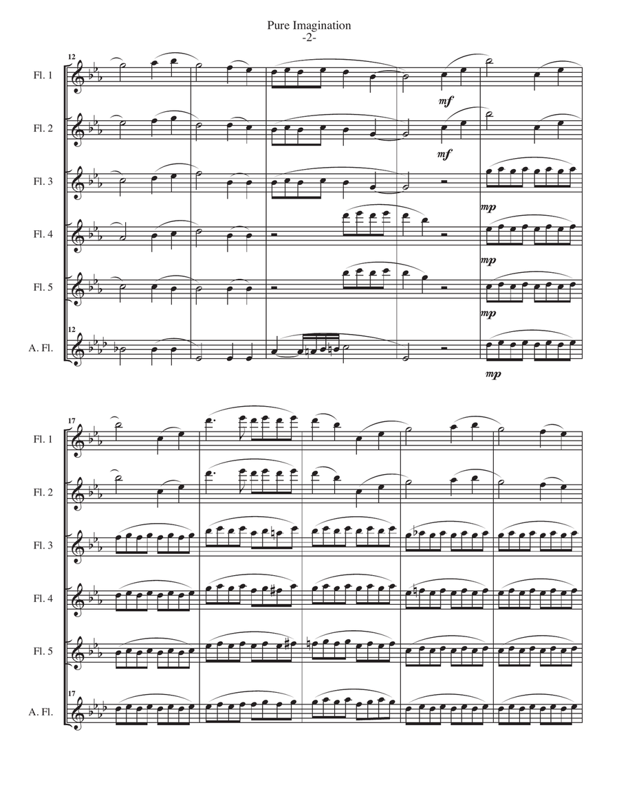 Pure Imagination Woodwind Ensemble scores gallery preview page 3