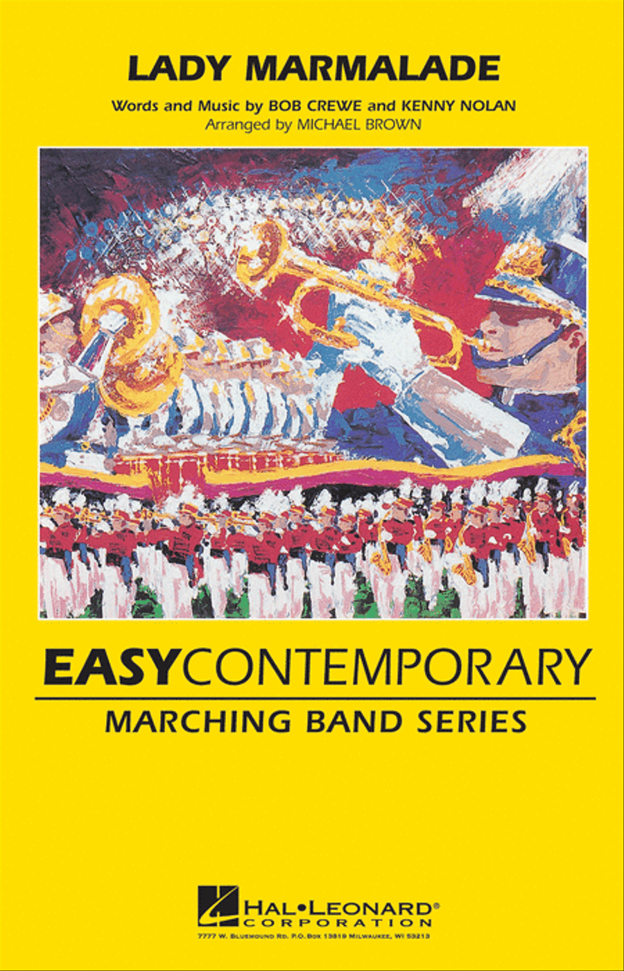 Lady Marmalade Marching Band scores gallery preview page 1