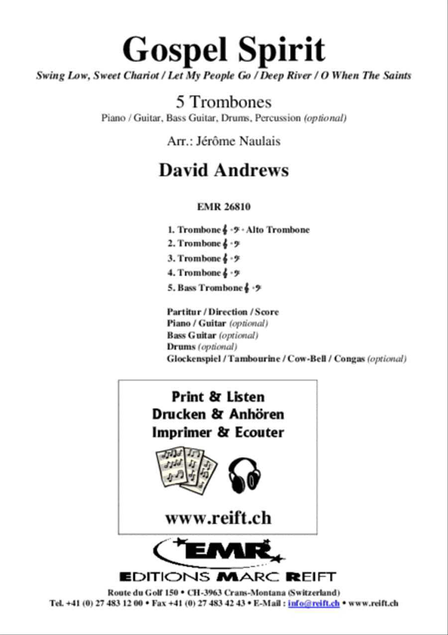 Gospel Spirit Trombone scores gallery preview page 2