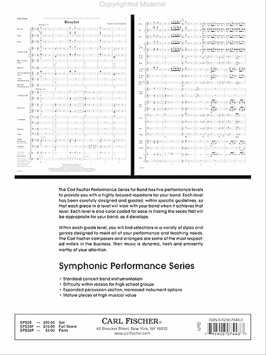 Holiday Portraits Concert Band scores gallery preview page 37