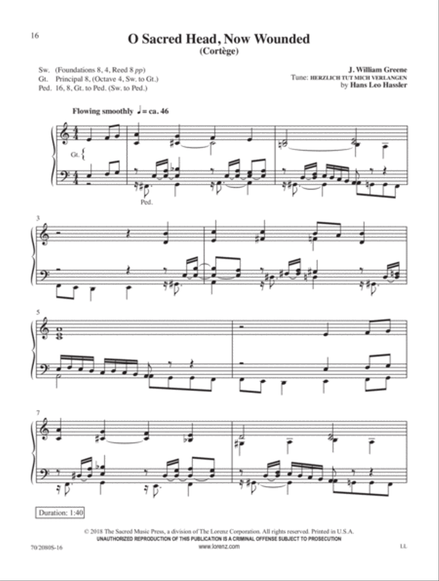 Simply Lent Organ Solo scores gallery preview page 6