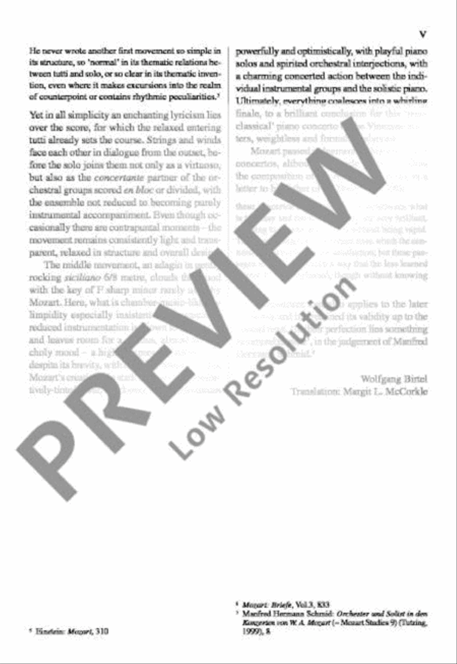 Concerto No. 23 A major Concerto No. 23 A major Orchestra scores gallery preview page 6