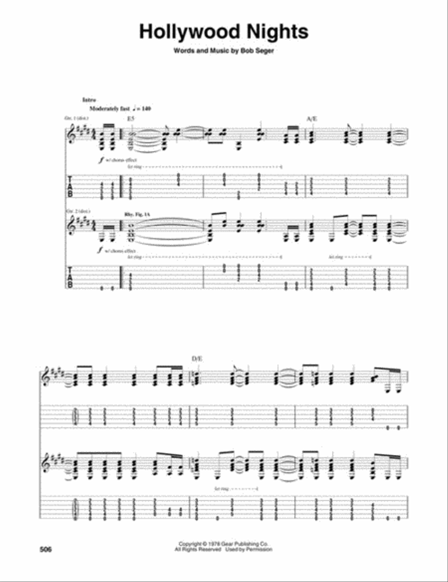 Guitar Tab White Pages Volume 3 Electric Guitar scores gallery preview page 8