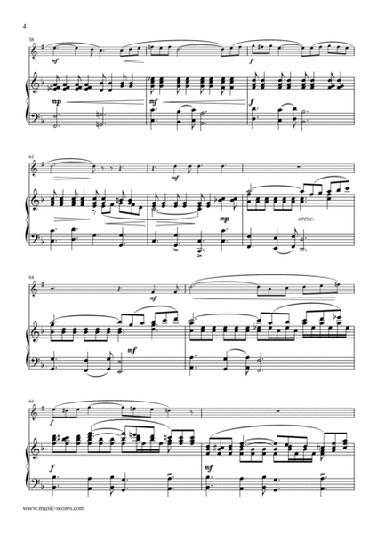 Easter Hymn from Cavaliera Rusticana - Tenor Sax and Piano image number null