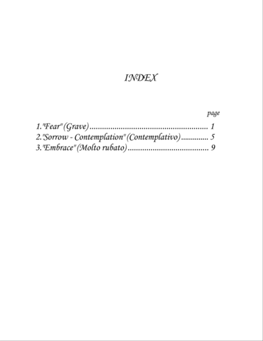 Emotions for piano solo Piano Solo scores gallery preview page 3