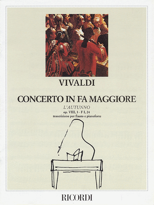Book cover for Concerto in F Major "L'autunno" (Autumn) from The Four Seasons RV293, Op.8 No.3