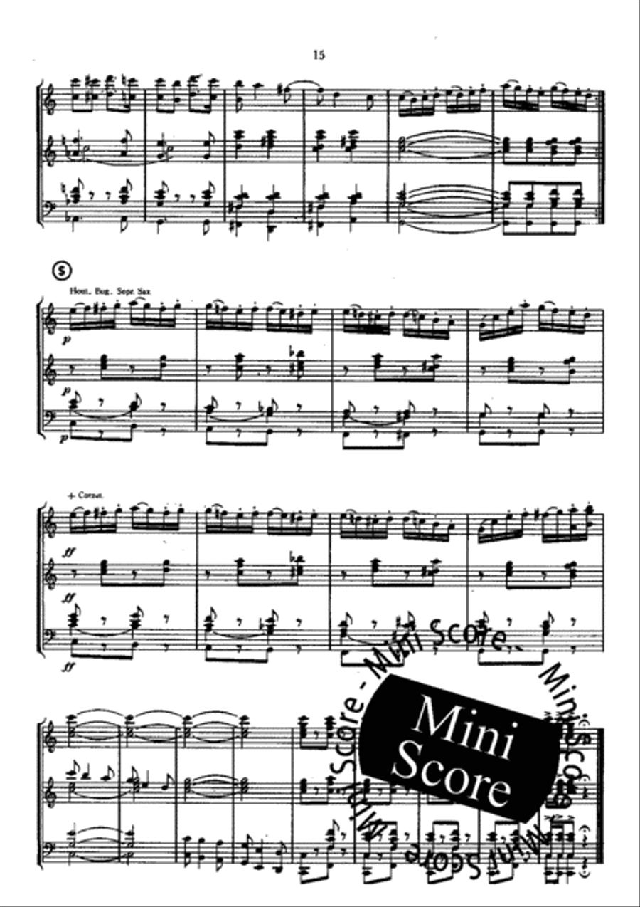 Die Fledermaus Concert Band scores gallery preview page 73