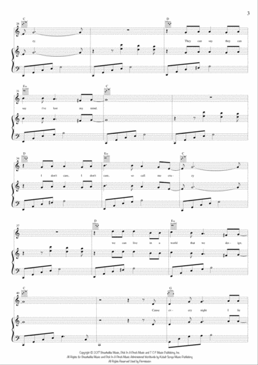 A Million Dreams Voice scores gallery preview page 3