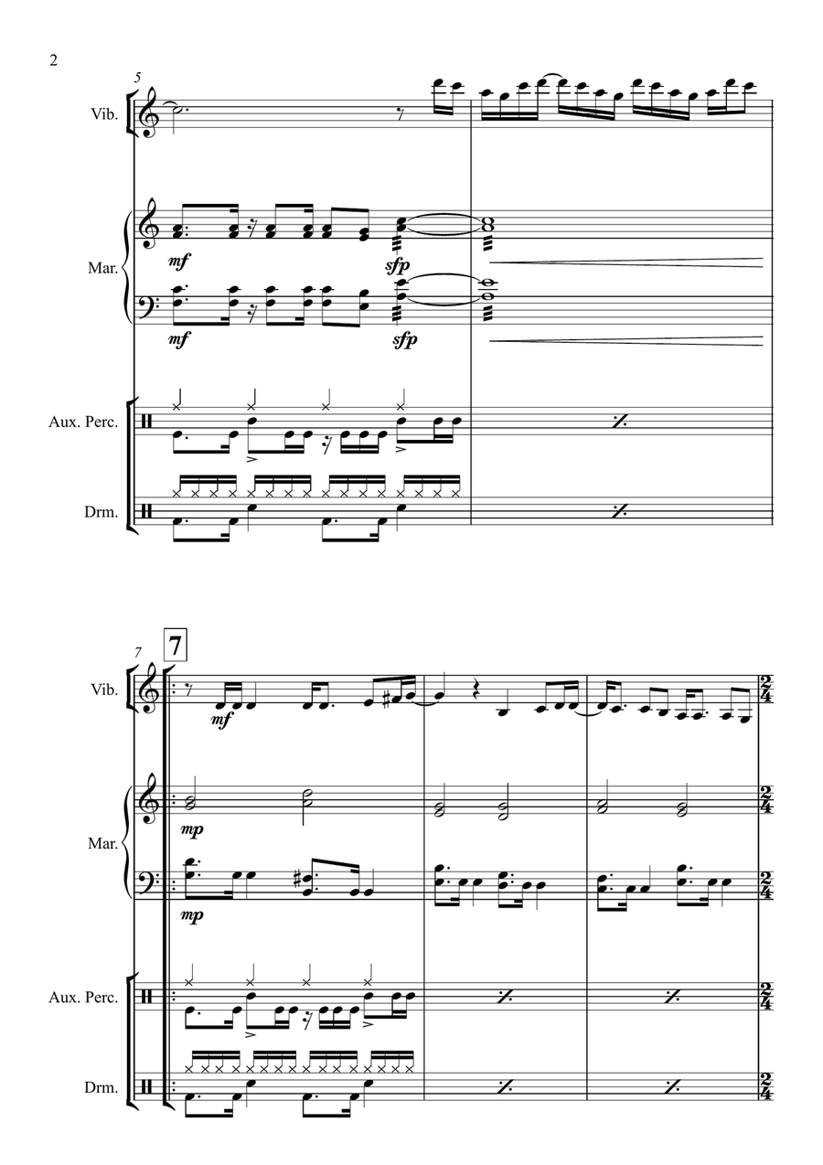 Africa Percussion Ensemble scores gallery preview page 4
