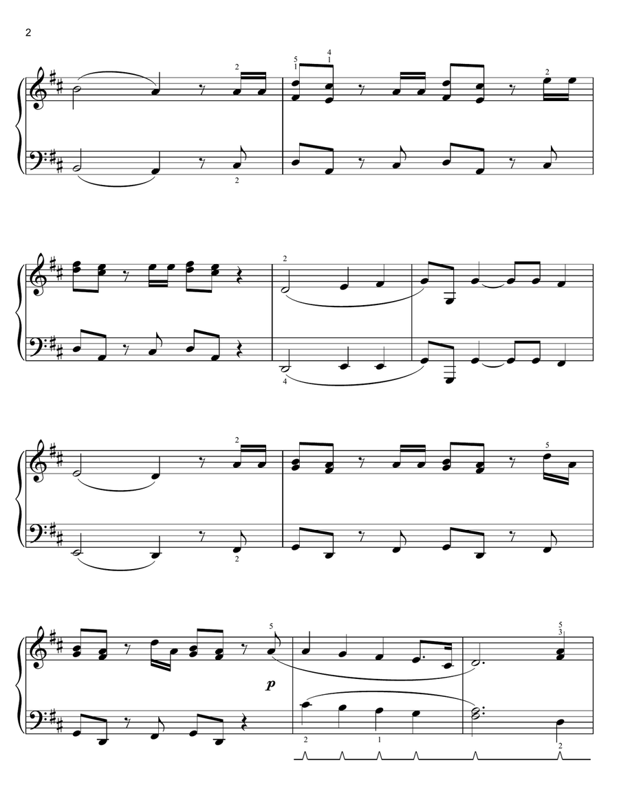 Hallelujah Chorus (arr. Phillip Keveren) Easy Piano scores gallery preview page 2