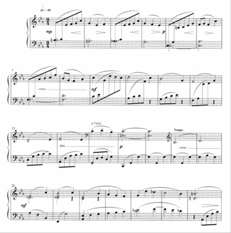 Cerf-Volant Piano Solo scores gallery preview page 3