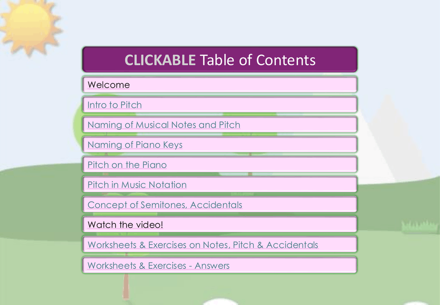 Pitch in Music Notation (Element of Music) Sacred scores gallery preview page 3