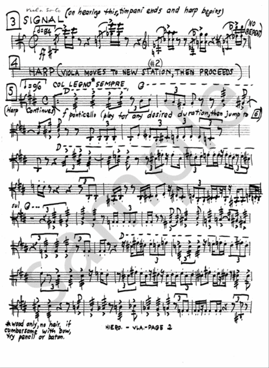 Hieroglyphics I Hieroglyphics I Harp scores gallery preview page 4