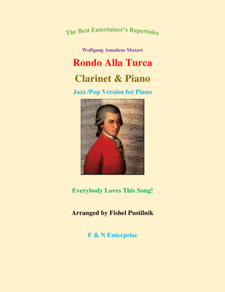 "Rondo Alla Turca"-Piano Background for Clarinet and Piano (Jazz/Pop Version)
