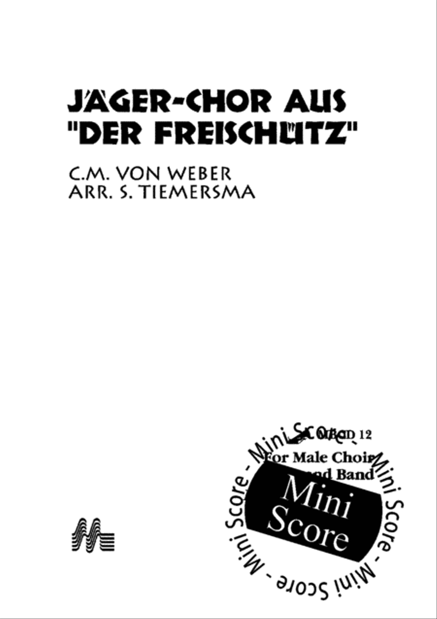 Jager Chor aus der Freischutz TTBB scores gallery preview page 3