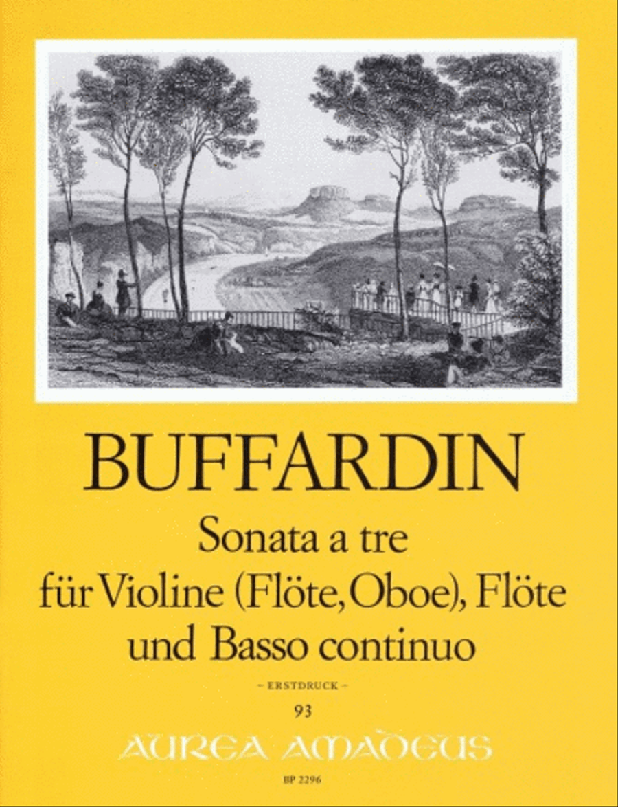 Trio Sonata A major Flute scores gallery preview page 1