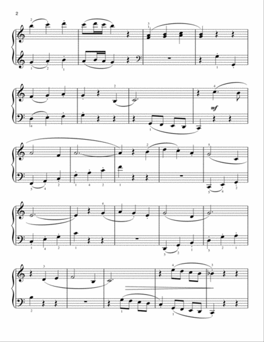 Que Sera, Sera (Whatever Will Be, Will Be) [Classical version] (arr. Phillip Keveren) Easy Piano scores gallery preview page 2