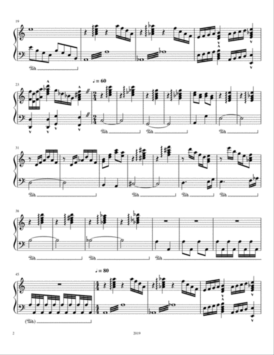 May Storms Piano Solo scores gallery preview page 2