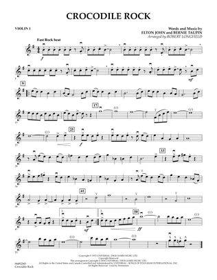 Crocodile Rock (arr. Robert Longfield) - Violin 1