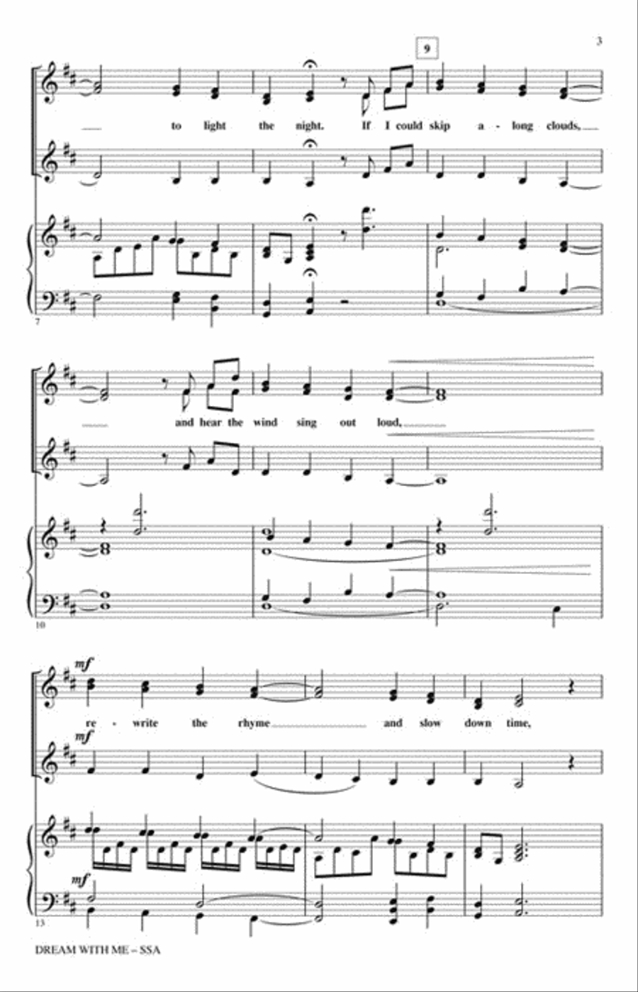 Dream with Me Dream with Me SSA scores gallery preview page 3