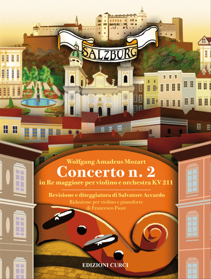 Concerto n. 2 in Re maggiore per violino e orchestra KV211 Orchestra scores gallery preview page 1