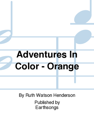 adventures in color - orange