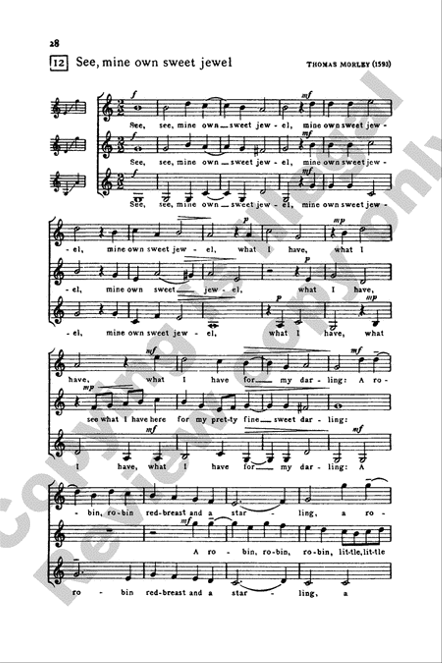 Invitation to Madrigals, Book 3 SSA scores gallery preview page 37