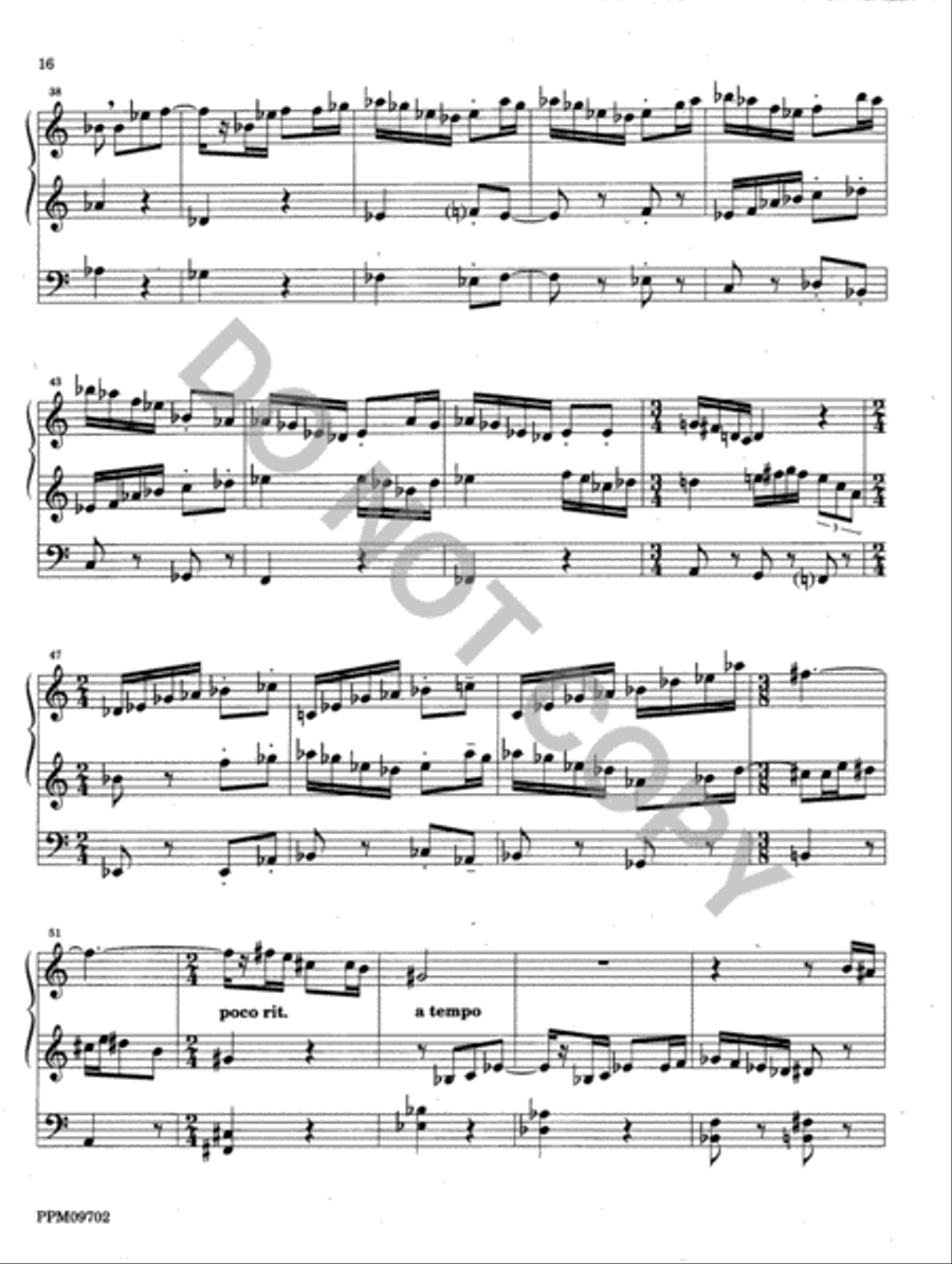Twelve Organ Trios Organ scores gallery preview page 16